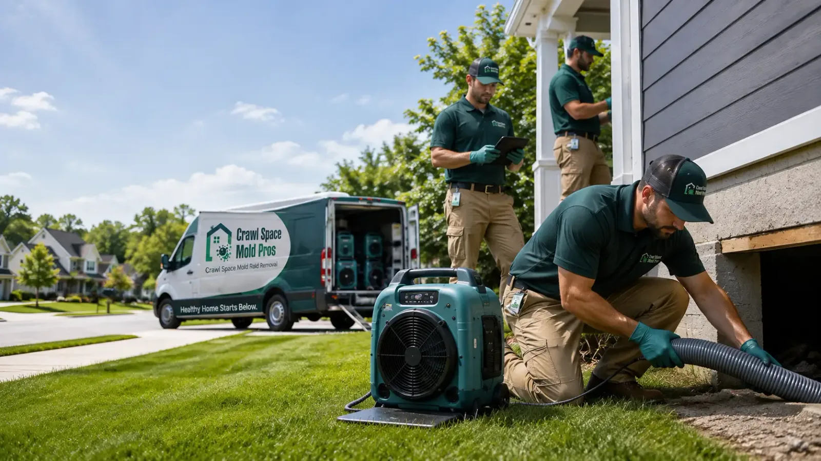 Crawl Space Mold Removal in Long Lake, MI